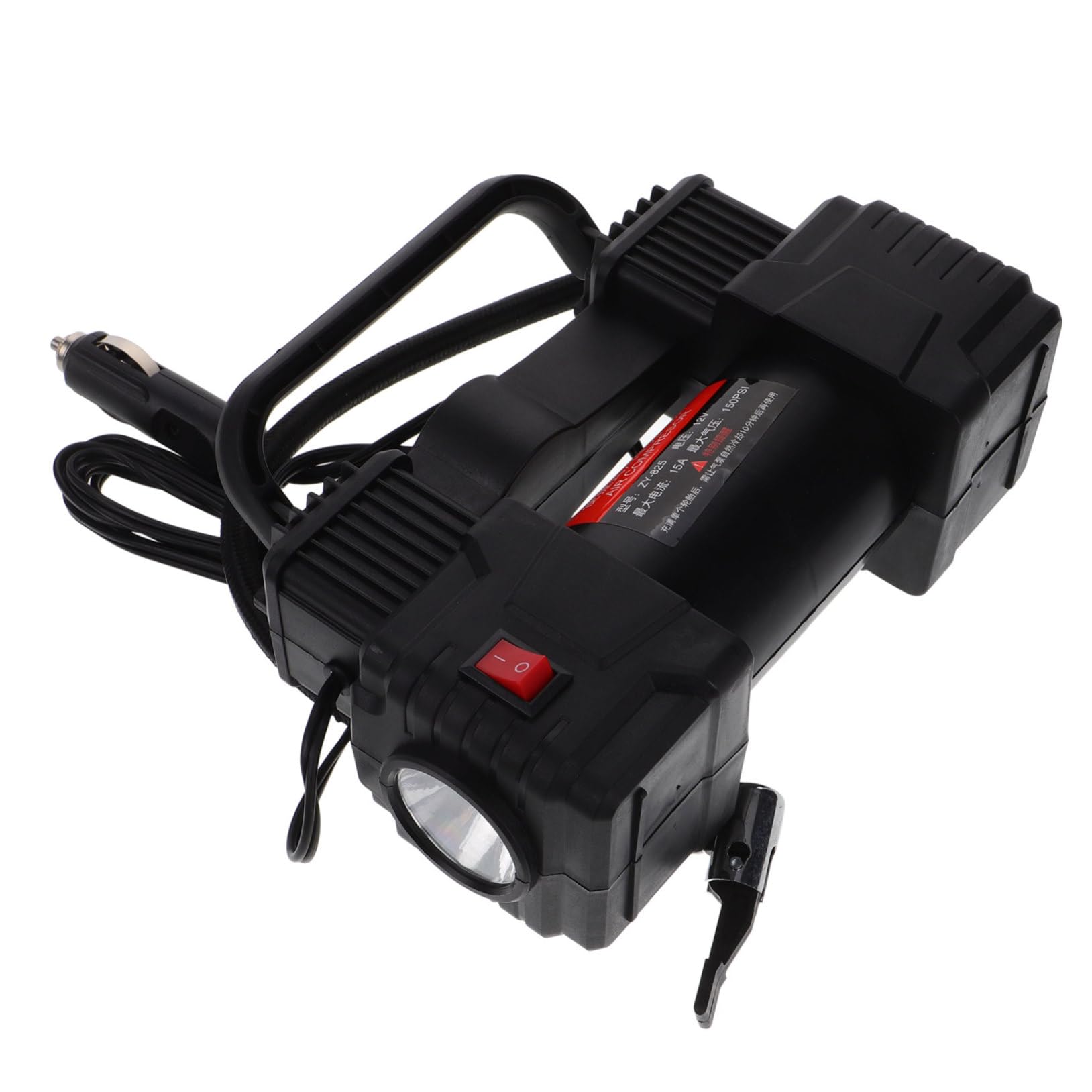 Compressore Aria Portatile per Auto 12v 150psi Nero