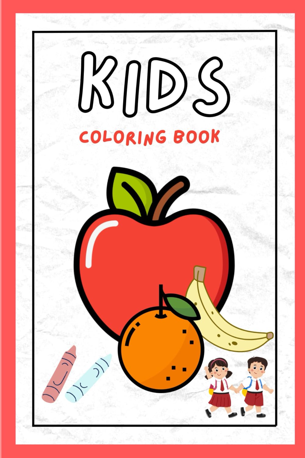 Kids Coloring Book | Animals, Fruits & Vegetables | Fun and Easy Pages for Creativity and Learning