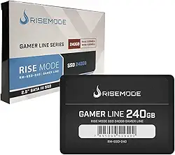 HD SSD Rise Mode Gamer Line 240GB Leitura 535MB/s Gravação 435MB/s - RM-SSD-240GB