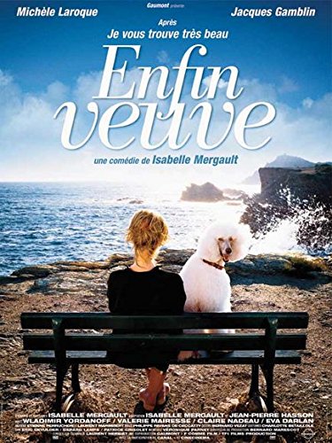 Affiche cinema originale Enfin Veuve souvenir du film de Michèle Laroque