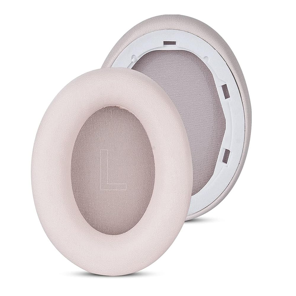 Replacement Q30 & Q35 EarPads for Anker Soundcore Life Q30BT Q35 BT Headphones Soft Foam Ear Cushions Cover Cup, Protein Leather Earpads (Pink)