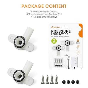 2 X PRD Pressure Relef Devce Nc Rubber Ball & O Rng Trton Electrc