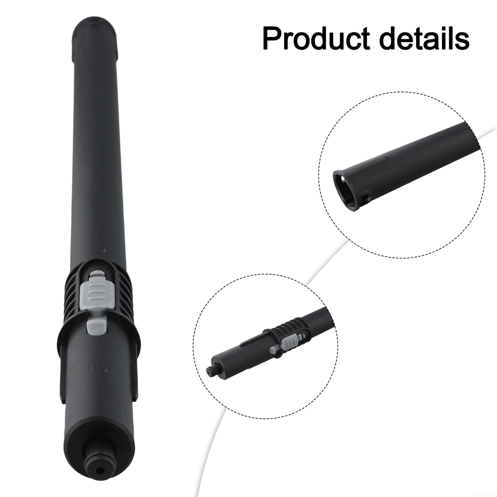 QOXEZY Ersatzrohr für Dampfreiniger, 0,5 m, für Kärcher-Modelle 5.129-202.0 4.127-012.0/015.0/022.0/024.0/3/027.0, für enge Räume, hohe Bereiche, saubere, einfache Installation (1 Packung)