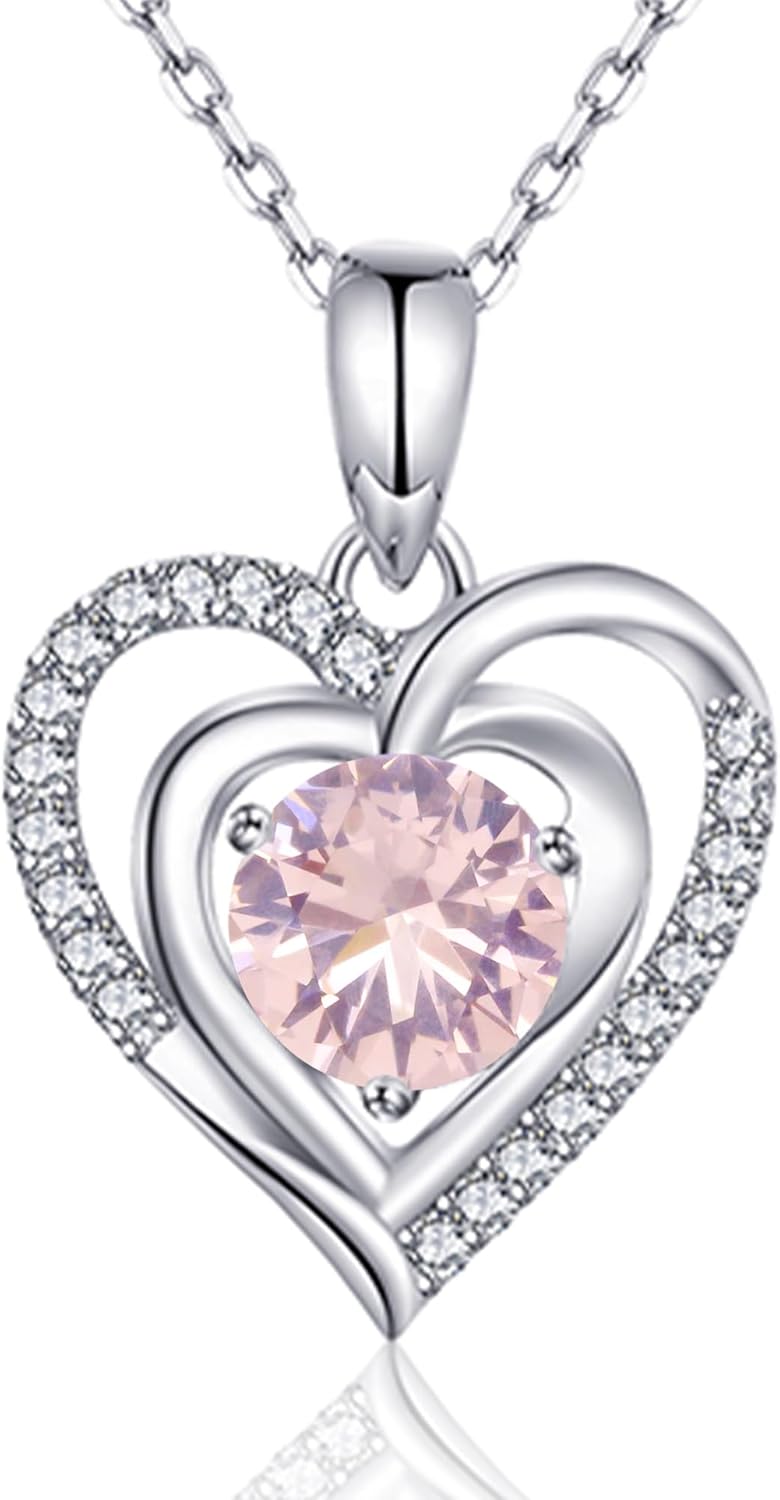Nieuwe luxe kristal CZ hart hanger choker ketting 925 sterling zilveren ketting kettingen voor vrouwen bruiloft sieraden geschenken kopen vanaf een prijs van 14