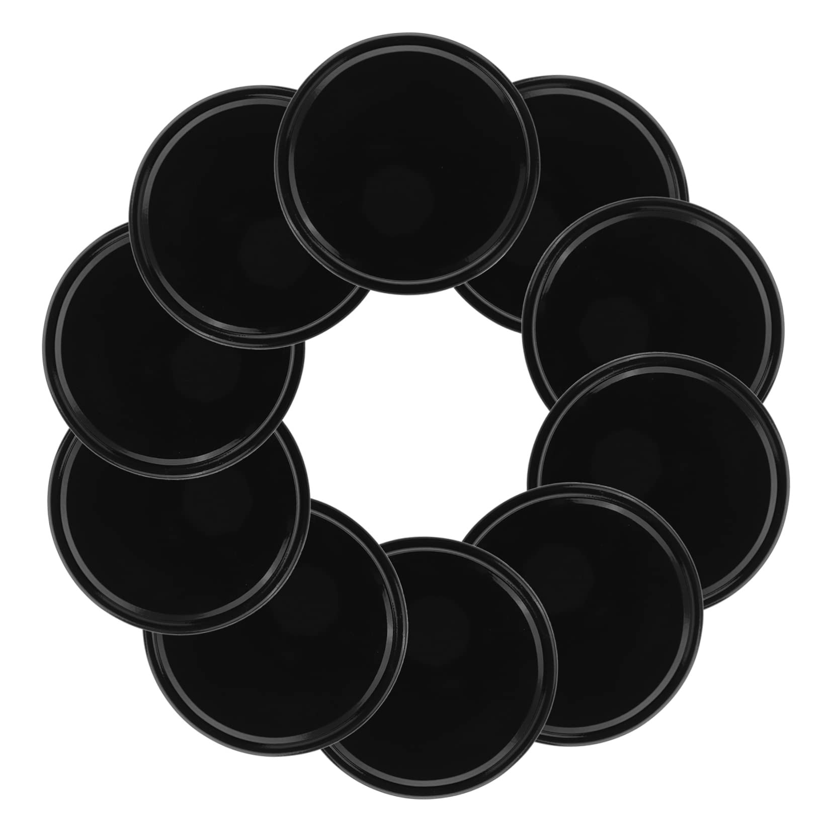 HOLIDYOYO Adhesive Car Dashboard Mat Non-Slip Phone Pad Round Glasses Holder Pad Set of 10