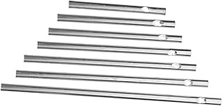 Yardwe 7 Pçs Carrilhão De Vento Tubo De Alumínio Tubos De Carrilhão De Vento Para Artesanato Tubos De Substituição De Carrilhão De Vento Vazio Carrilhão De Vento Tubo De Metal Carrilhão