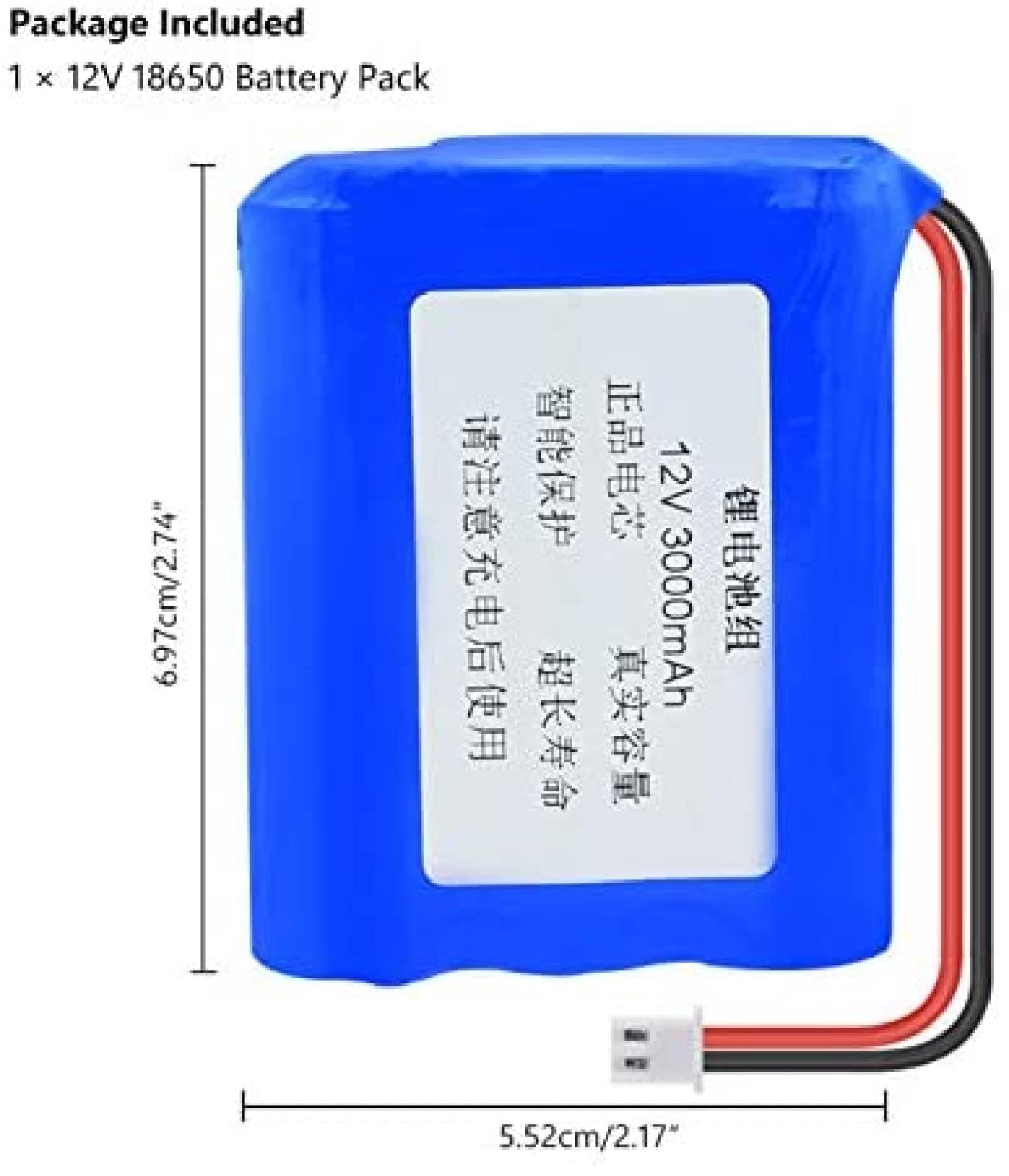 もごち Amazon.co.jp: 12V 18650 バッテリー 11.1V /12.6V 3000mAh 18650