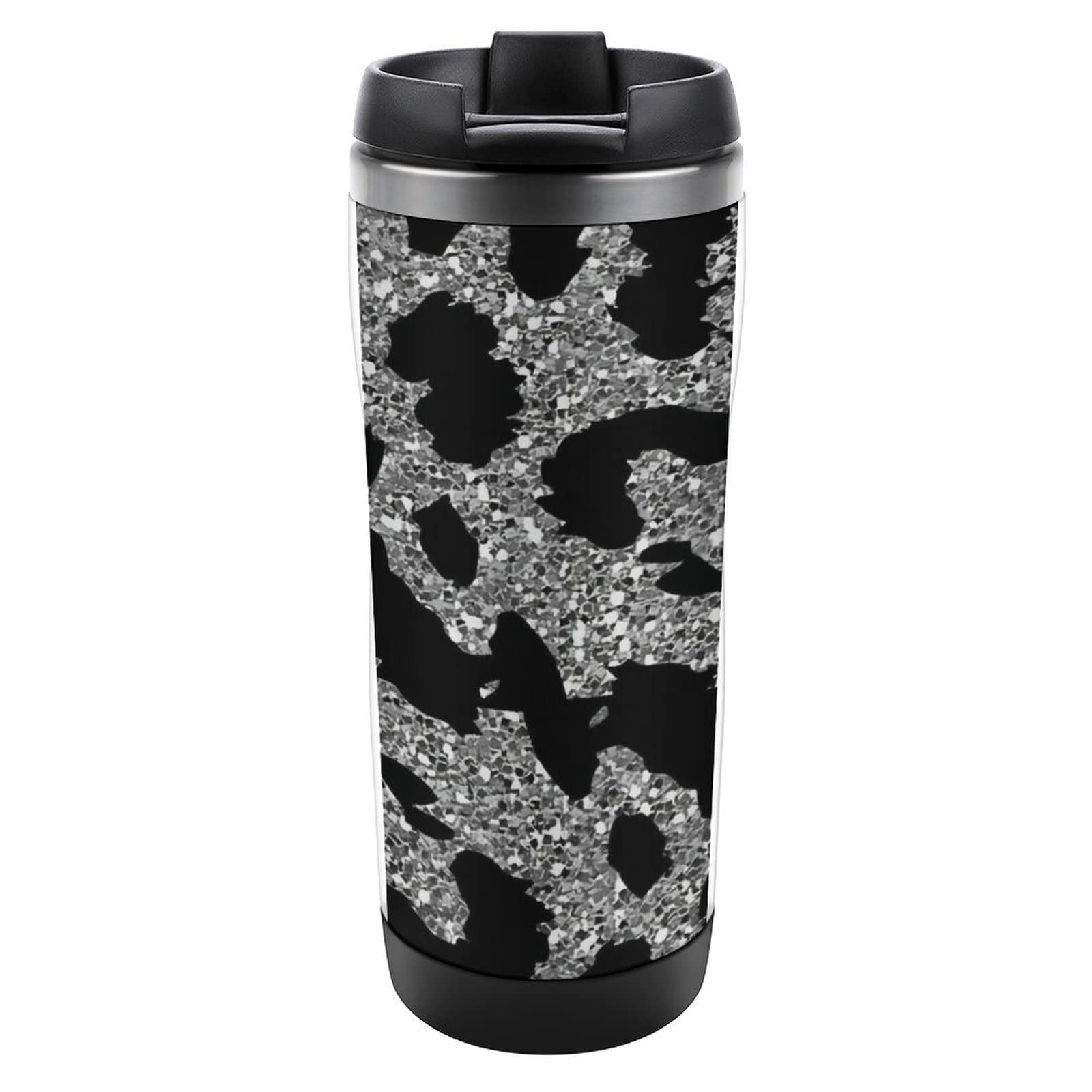 タンブラー　黒 Amazon | 真空タンブラー きらきら輝く スパンコール ヒョウ柄