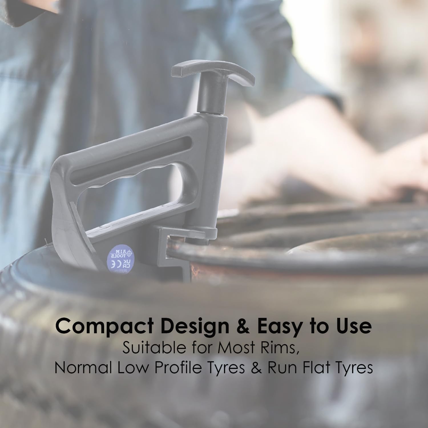 FINE-Pince De Jante 2 Pièces Jante Changement De Roue Aide Changeur De