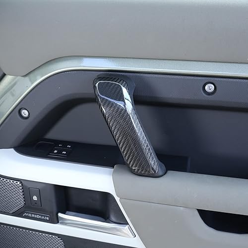 Miniatura 1 de YIWANG Cubierta para puertas interiores de fibra de carbono 100% real, para Land Rover Defender 110 90 2020-2024, accesorios de automóvil (para