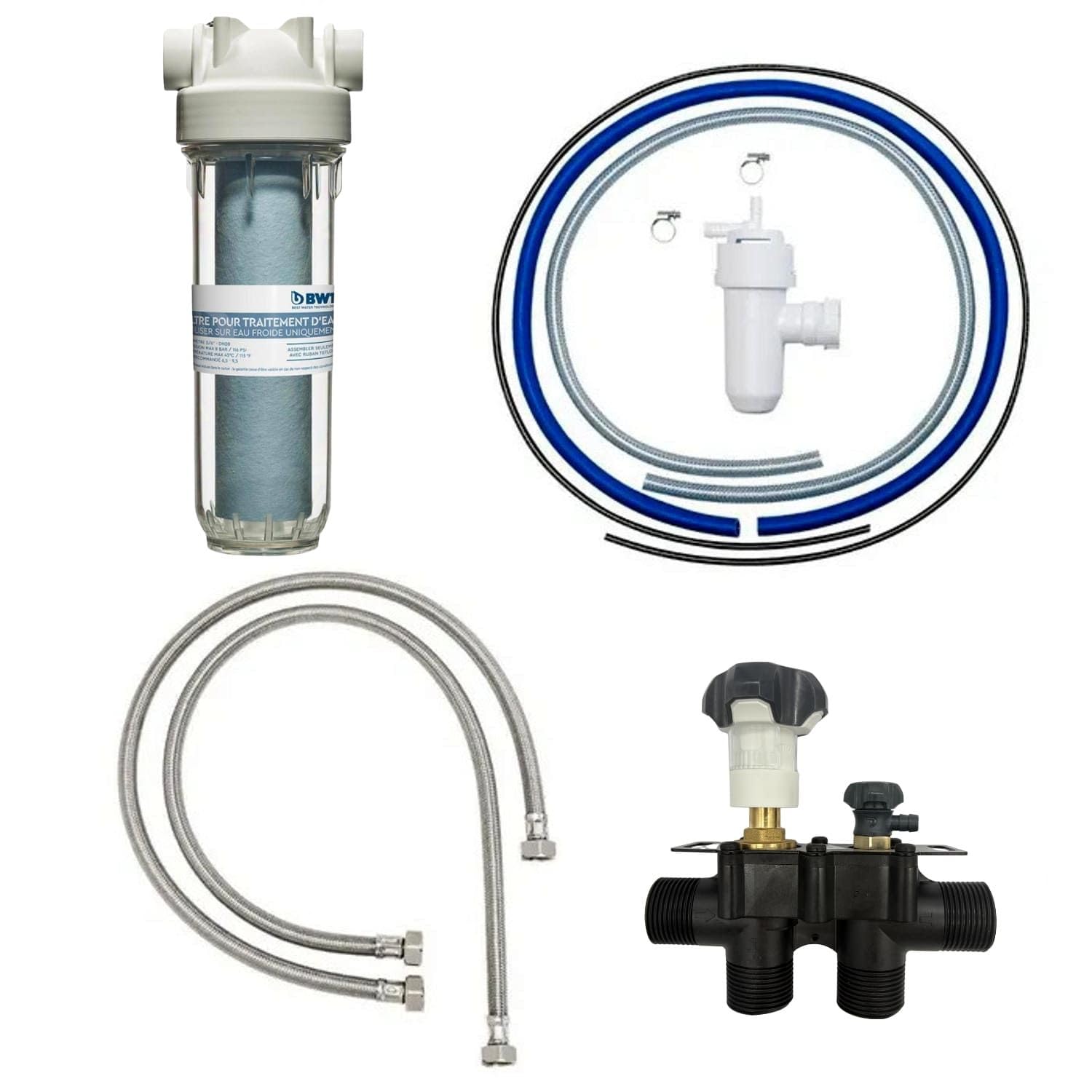 Adoucisseur D'eau Compact Bwt Aqa Perla 5.4 Litres Complet Avec Accessoires