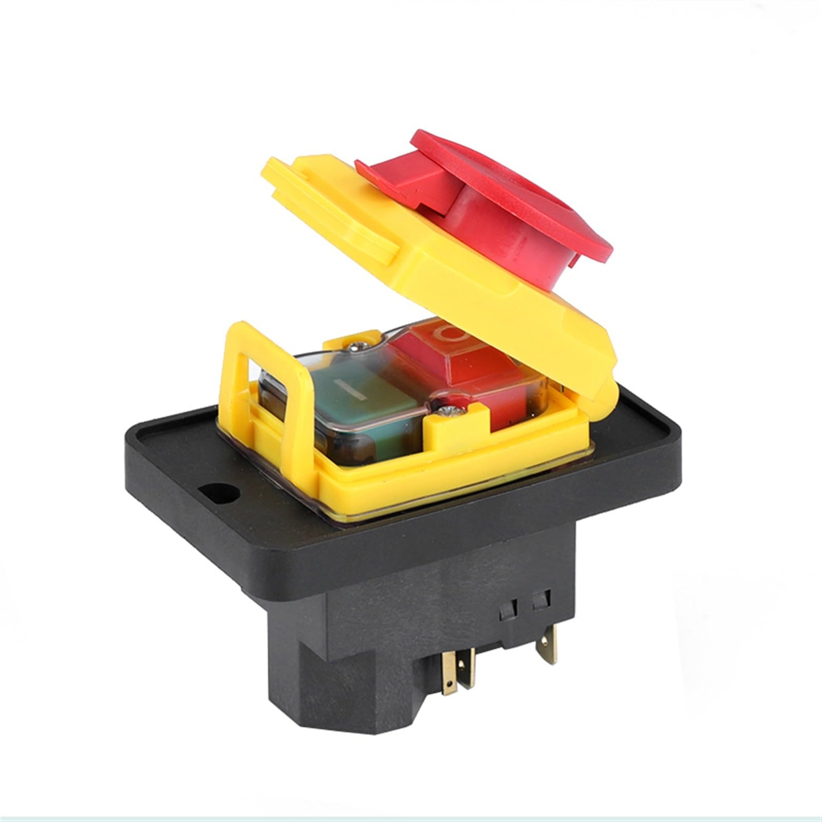 YCZ4-A electromagnético 400V 7 pines corte de energía subtensión protección contra cortes de energía herramienta de jardín interruptor de parada de emergencia KJD18