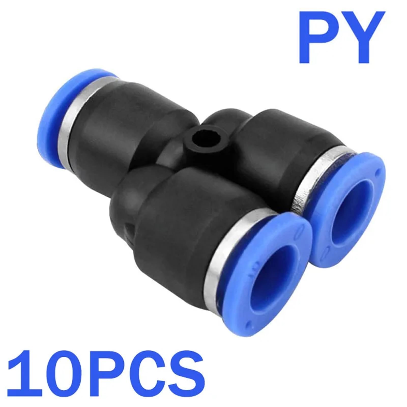 Conector de Tubo neumático, Manguera de liberación rápida, Conectores de plástico PU/PE/PY/PV/PK/PZA/PM/SA 4mm/6mm/8mm, 5/10 Uds.(PV(10PCS),8mm)