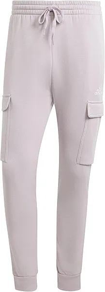 adidas Men's Essentials Fleece Regular Tapered Cargo Pants