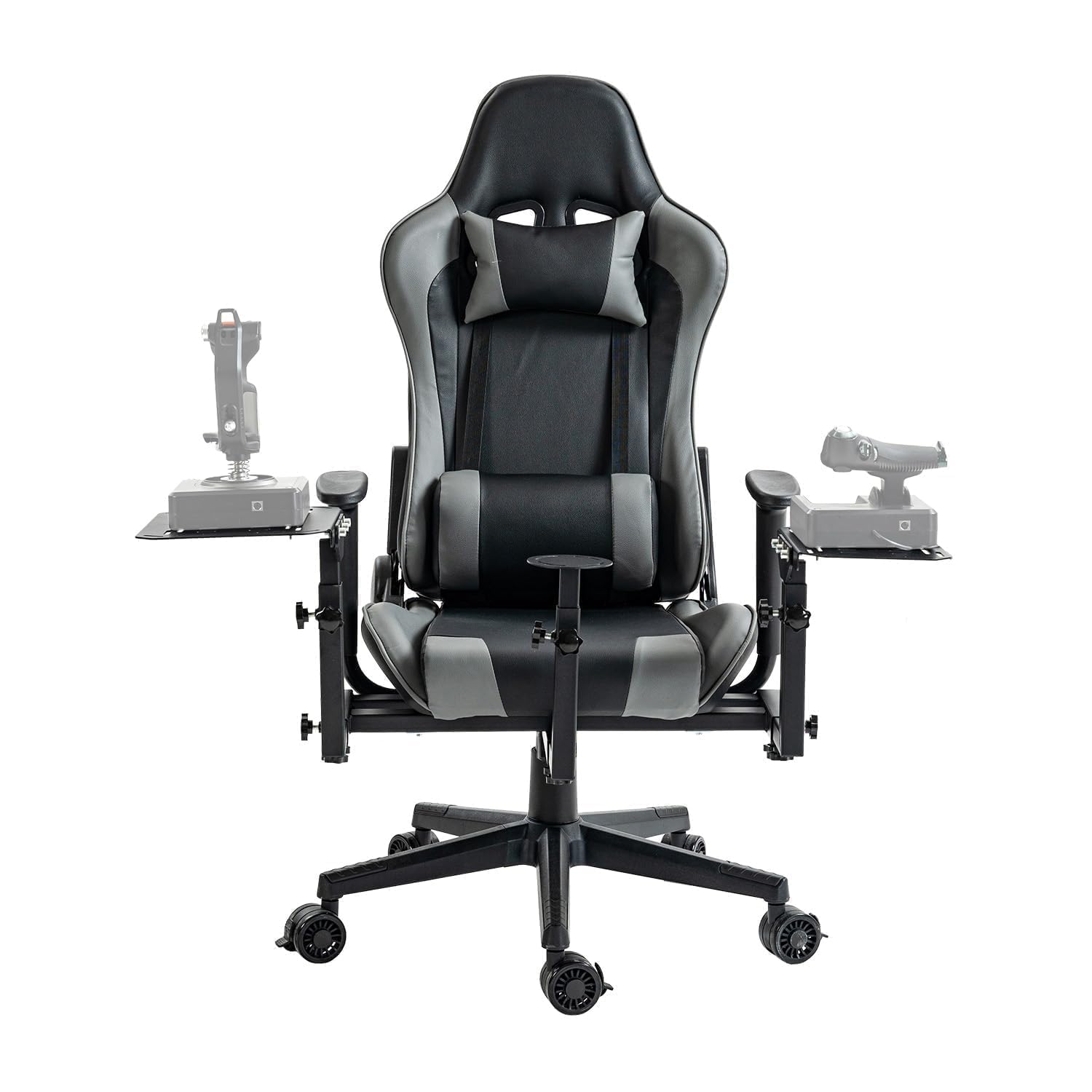 Anman G29 Removable Flight Simulator Cockpit with Racing Seat Compatible with A10C Metal Warthog Gear Logitech/Thrustmaster/Fanatec G25 G27 G920 G923 T300RS,TX,Detachable Simulation Stand