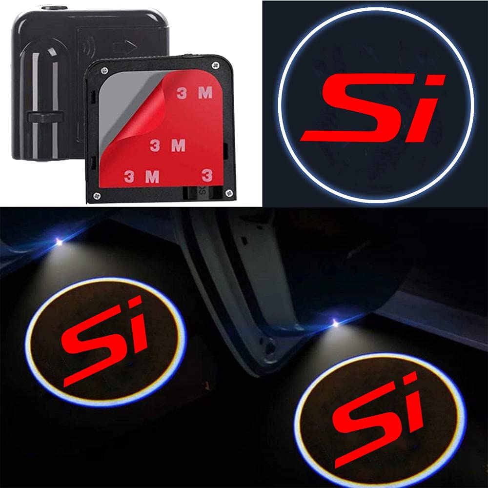 Buy Sunyi 2Pcs for Car Door Lights Logo for Civic SI, Car Door Led Projector Lights Shadow Ghost