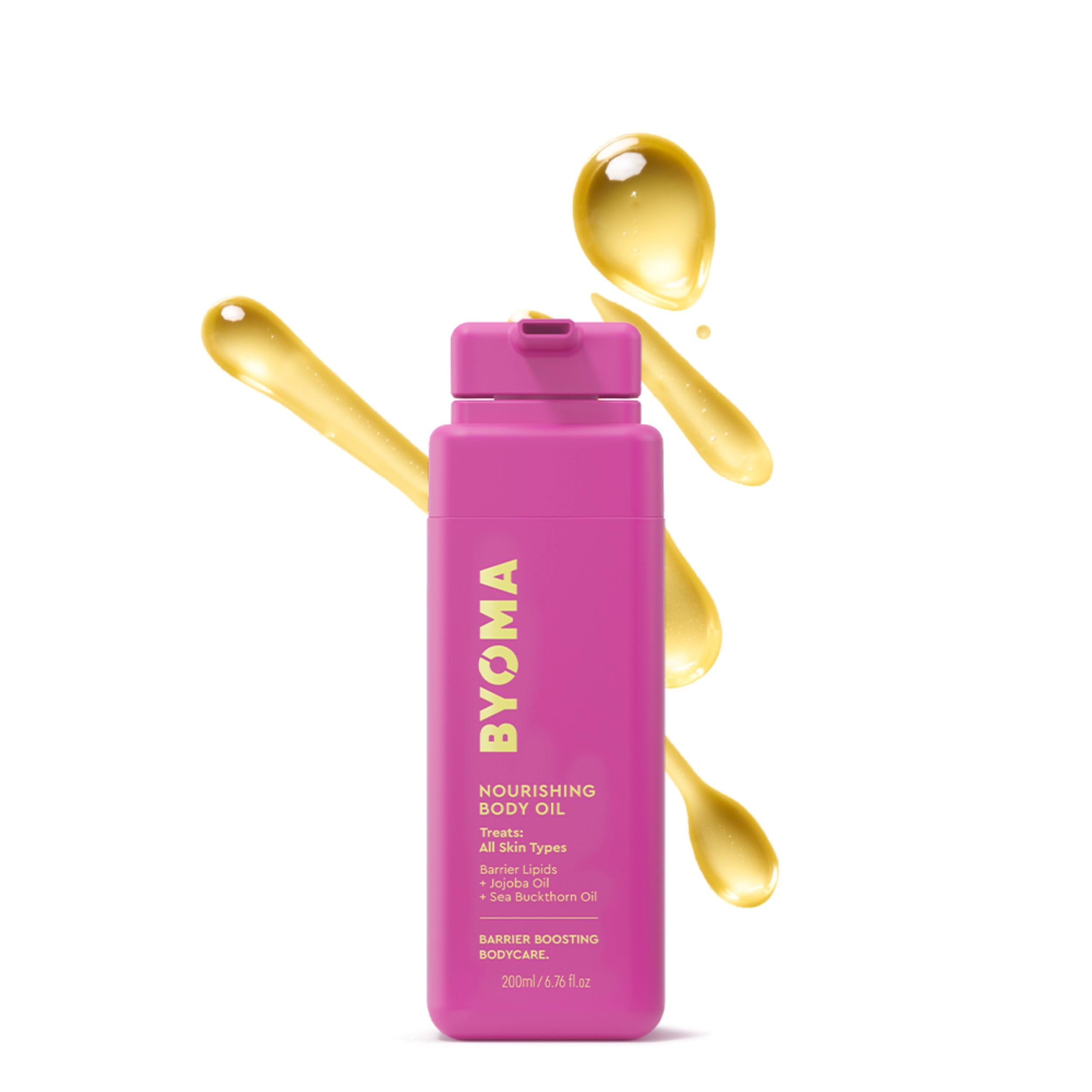 Nourishing Body Oil (200ml) Lightweight, Fast-Absorbing Body Oil - Improves Skin Texture - Hydrates, Brightens and Restores Skin Barrier, Vegan