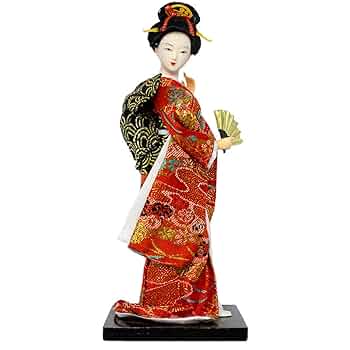 日本の伝統的な人形と装飾品セット 日本の伝統的な人形と装飾品セット