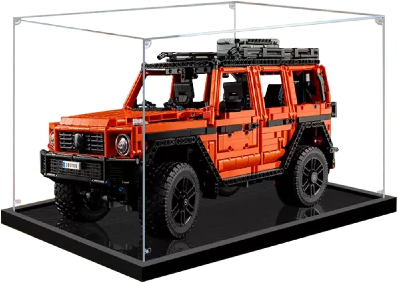 KeKeDuo Vitrine Acrylique pour 42177 Mercedes-Benz G 500 PROFESSIONAL Line, Transparent Display Case Anti-Poussière Boîte