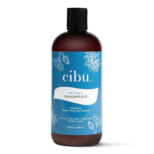 CIBU Champú Balance 30062 Fórmula rica en nutrientes hidrata, fortalece y repara el cabello seco  Sin sulfatos para todo tipo de cabello y texturas
