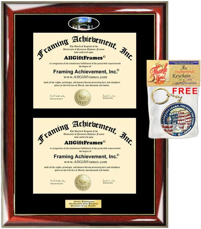 Double Diploma Frame University of California Berkeley UCB Dual Degree Holder Idea