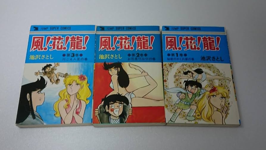 【集英社】風！花！龍！全3巻/ 池沢さとし Amazon.co.jp: 風花龍 全3巻 初版 池沢さとし 創美社 スーパー