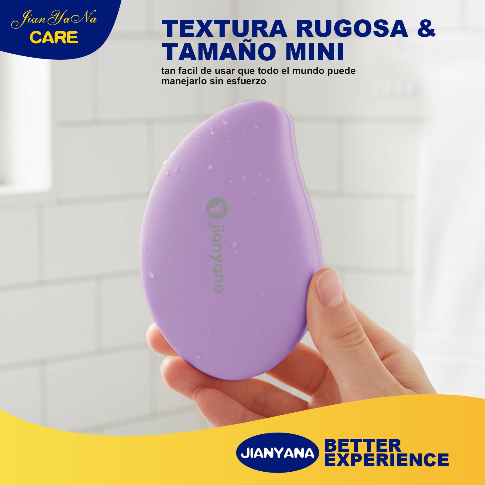 Jianyana Pedicura, 2 In 1 Lima Pies Lima De Pies y Removedor de Callos de Nanovidrio piedra pomez para pies Durezas Profesional Pedicura Manual En Casa (Púrpura)