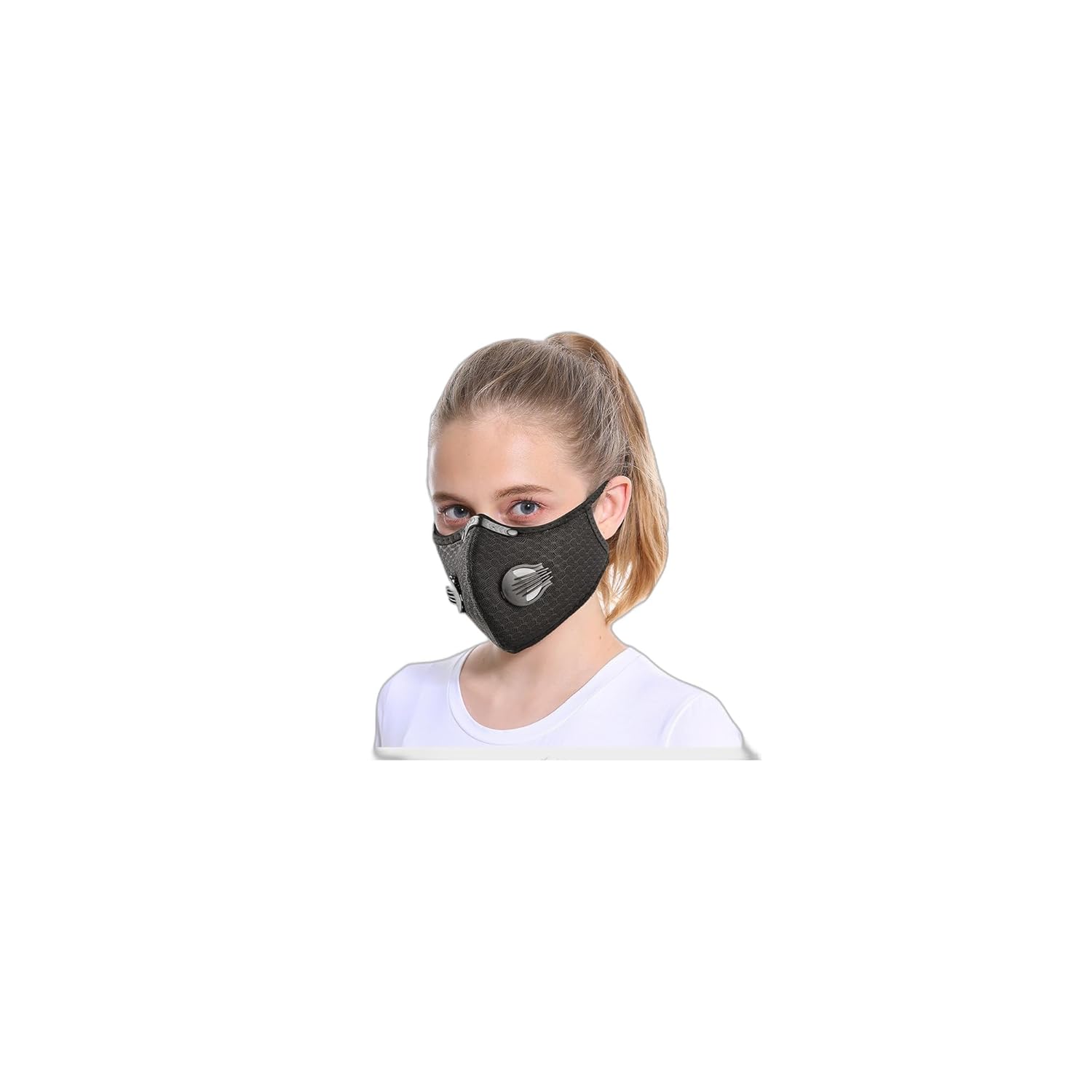 Sport Cycling Face Mask With Active Carbon Filter Breathing Valves Washable — Gentle Formula | Skin-Friendly