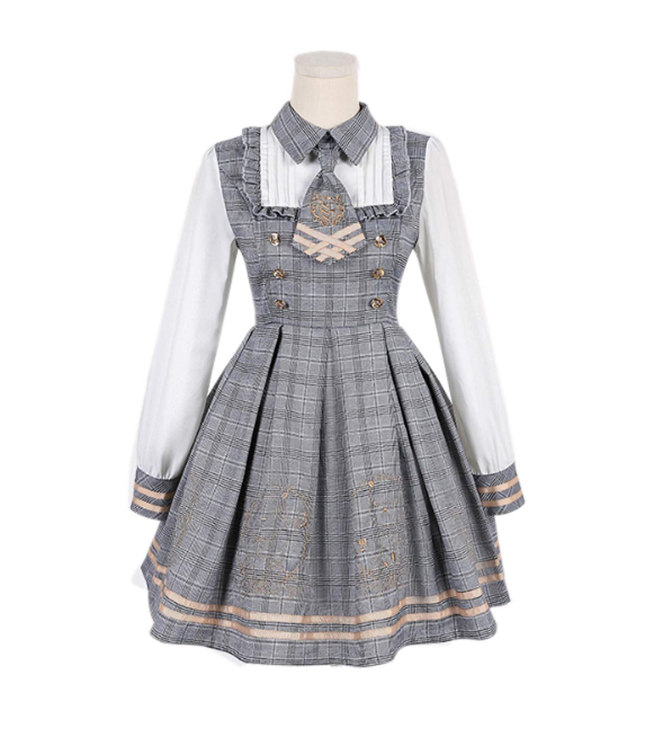 Amazon.co.jp: 【Cospland】 ロリータ服 Lolita 長袖 コスプレ 名探偵 