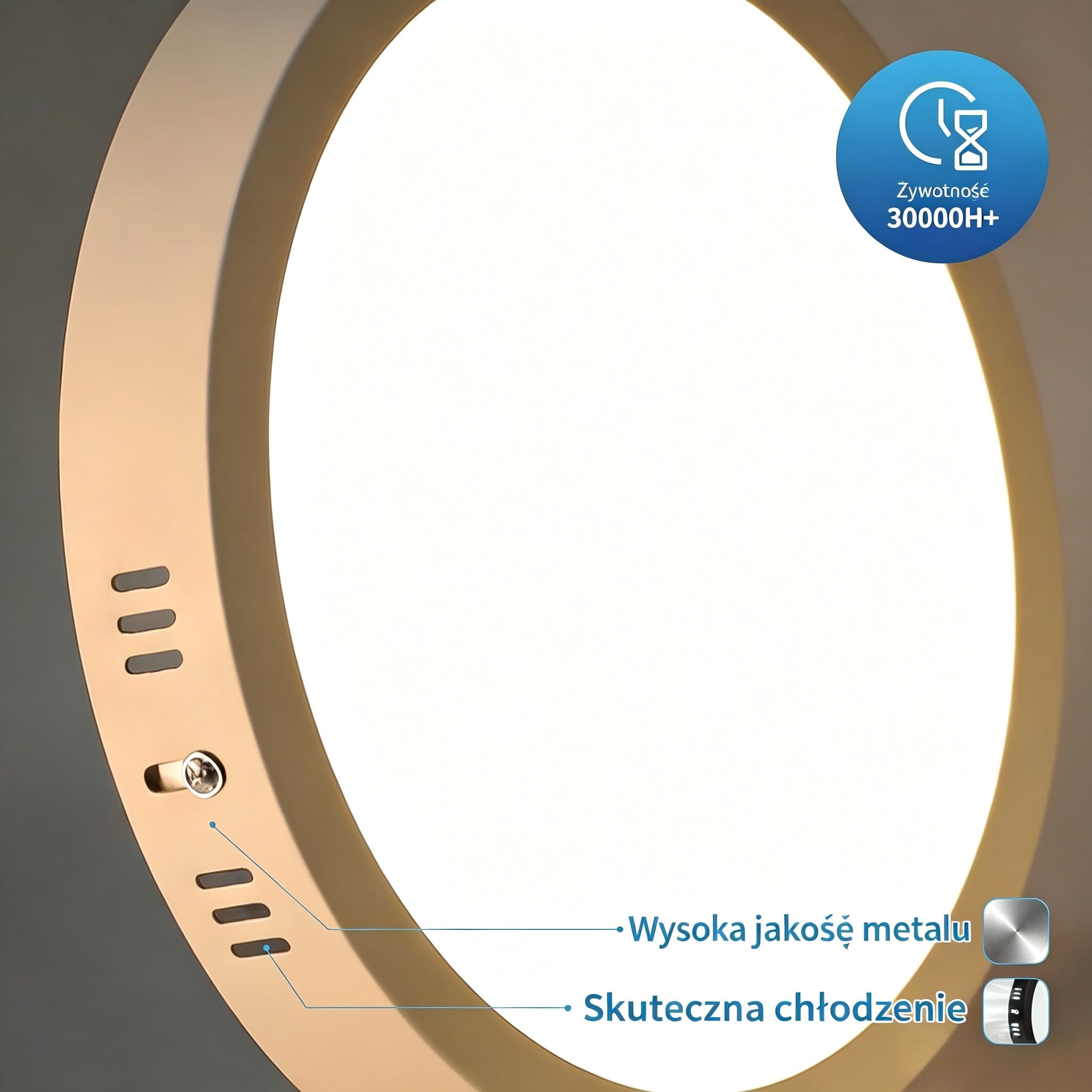 Lampy sufitowe 15 W Świetlówka LED do Ściany Dla Wnętrza,Nowoczesna Lampa Ścianowa Z Funkcją Pamięci, Idealna Dla Kuchni, Salonów I Korytarzy