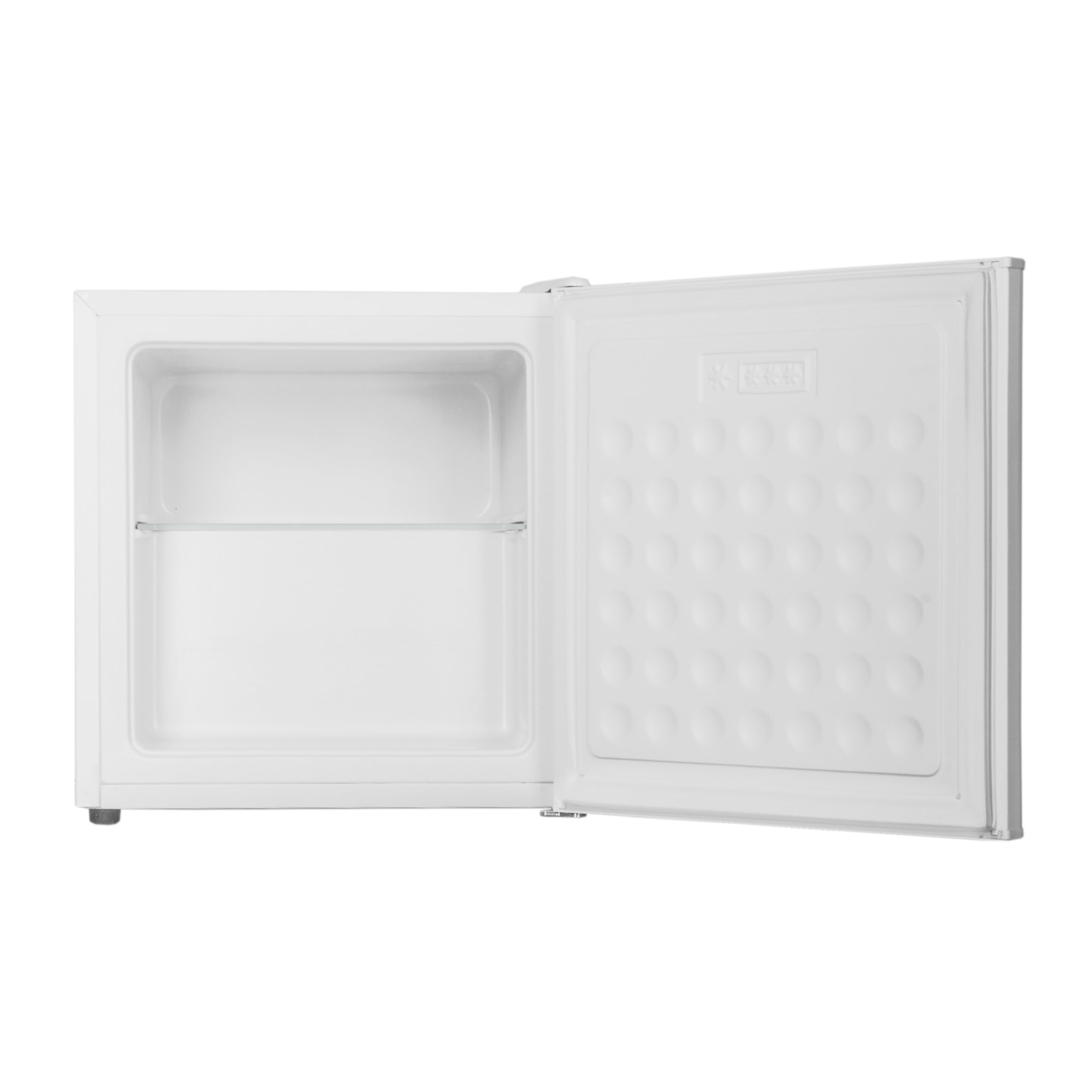 Amica Mini Gefrierschrank freistehend 50x48x44,5 cm 32L 4‑Sterne‑Gefrierfach mit Eiswürfelbehälter Freezer AGB 3010 W - Weiß