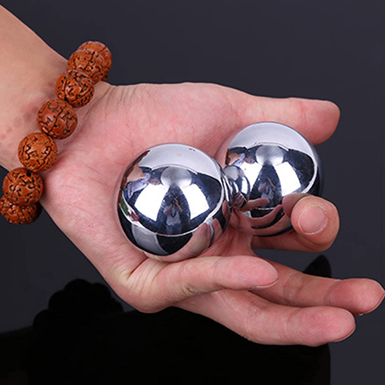 Palle Antistress per Adulti, Palle Baoding Palle Antistress per Adulti Palle per Esercizi Cinesi da 1,5 Pollici per Esercizi di Terapia della Mano Palle Baoding per Lo st