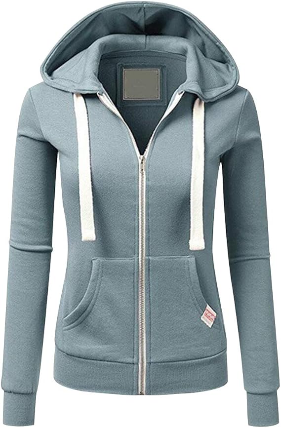 women's sweat jackets without hoods