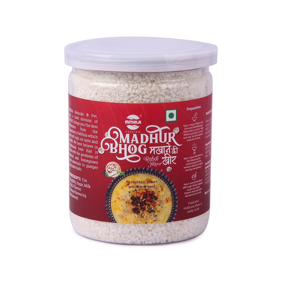 See full amazon price history chart for Mithila Naturals Rabdi Makhana Kheer | Madhur Bhog - 150 g Mithila Naturals Rabdi Makhana Kheer | Madhur Bhog - 150 g (B0CCPDVNRC) Amazon Price History, Amazon Price Tracker