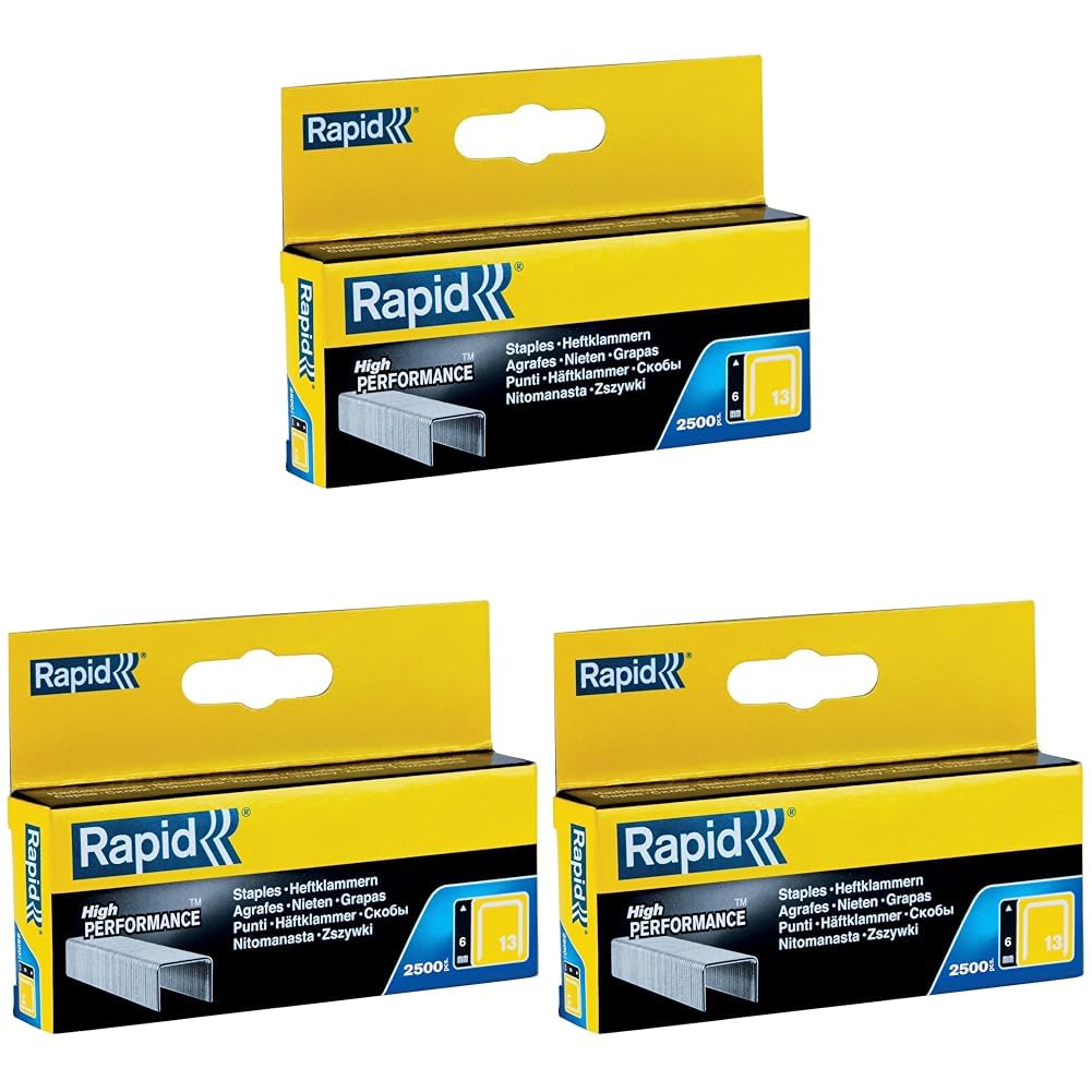 Rapid High-Performance Staples For Textiles, Finewire No. 13