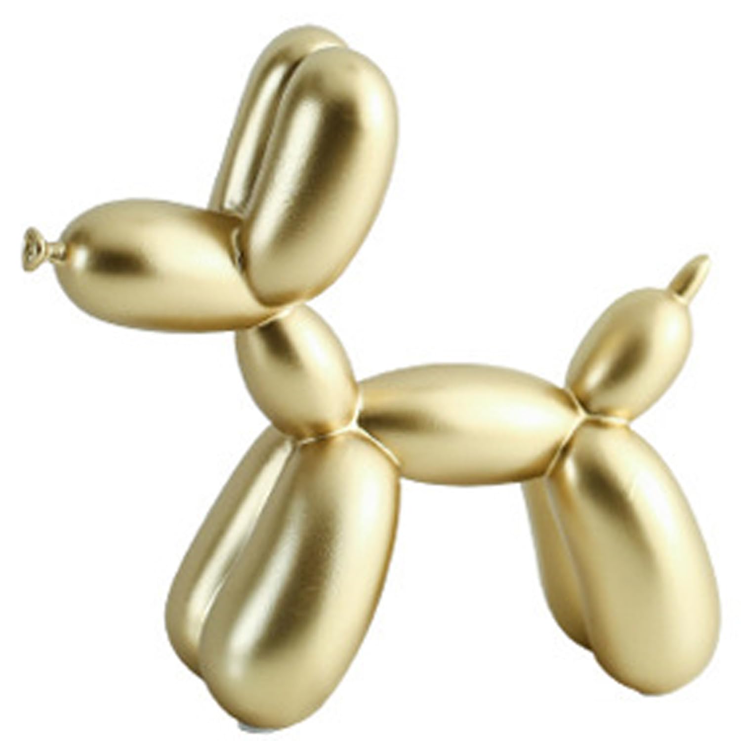 PIGPIGFLY Escultura de Perro Globo Creativo,Animales Estatuilla,Decoracion Hogar,Decoración de Estantería,Decoraciones de Oficina, Sala de Estar Decorativa Moderna para Poner(Oro)