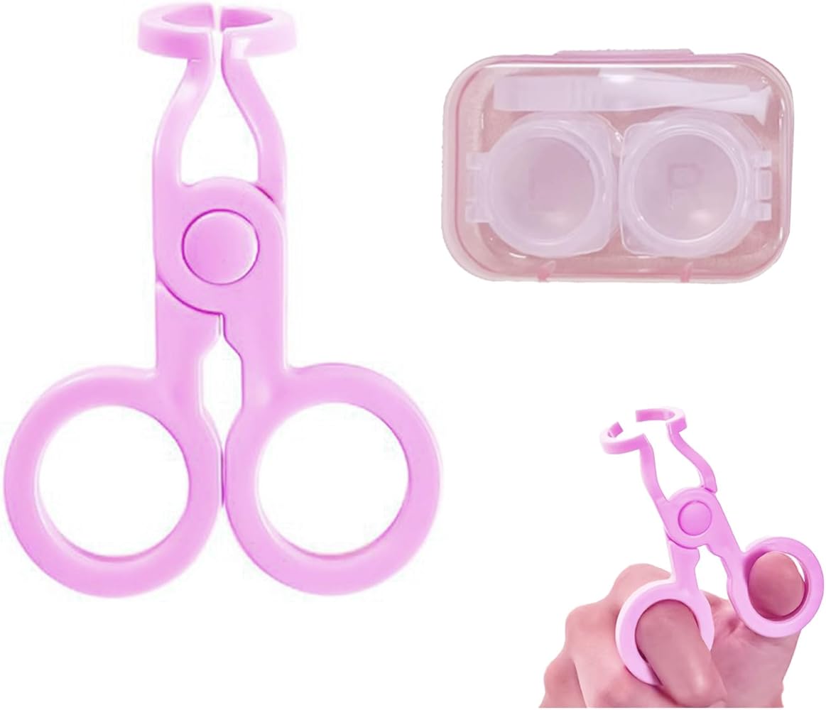 Amazon.com: YAFIYGI Eye Opener for Contacts Pink Contact Lens