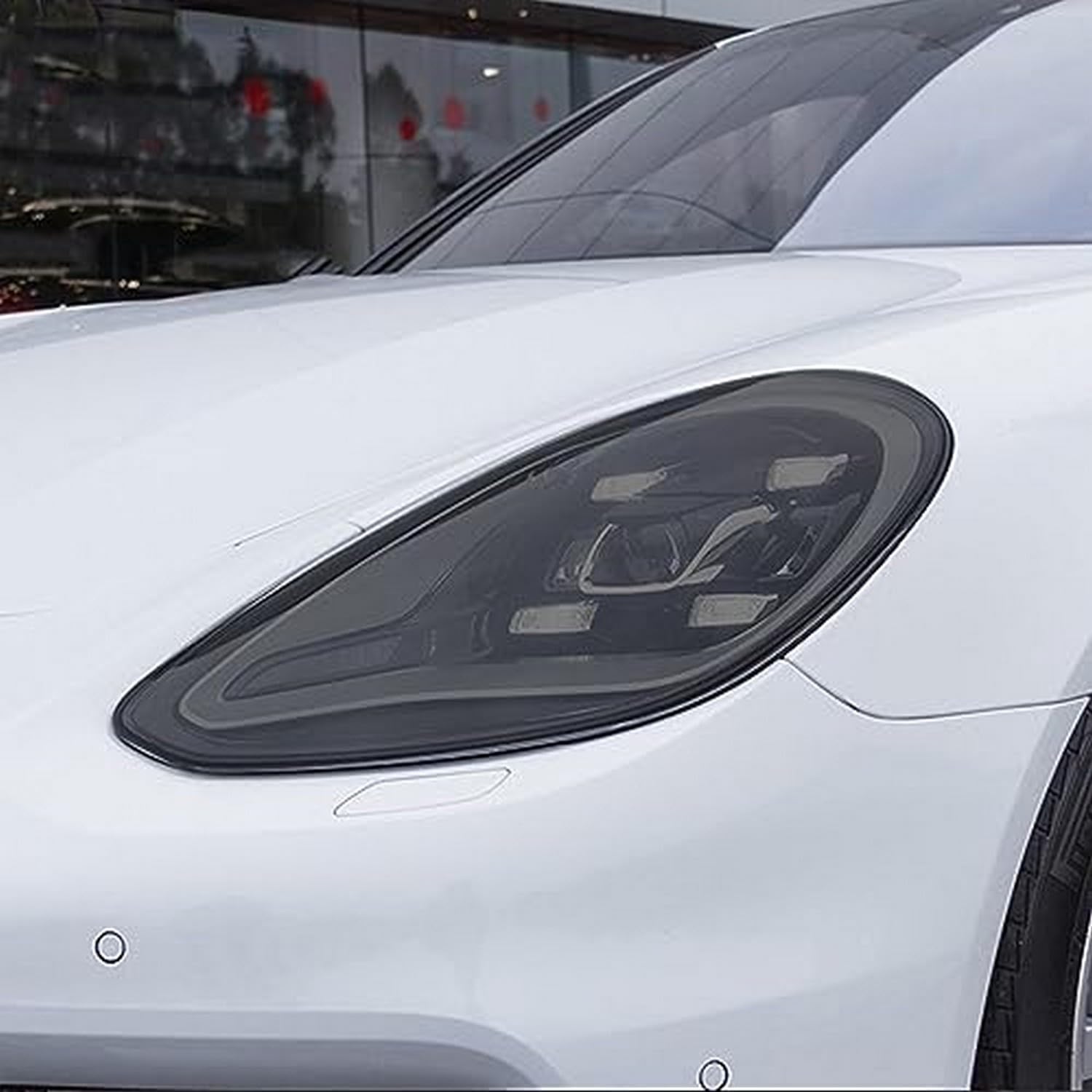 Film de phare en TPU pour Porsche Panamera 971 2017-2023 noir fumé