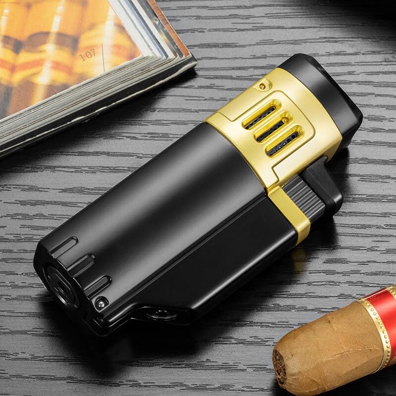 Encendedor multifuncional con soporte oculto cuatro fuegos CB-24K4 miniatura 3