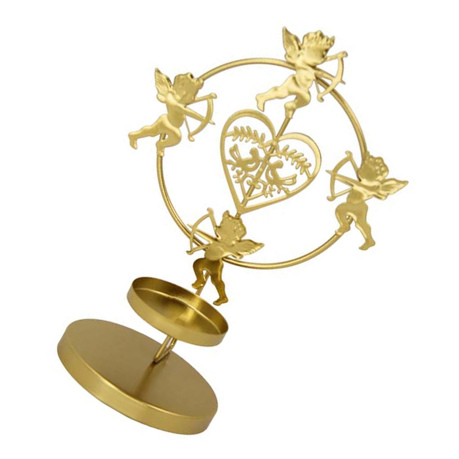 Buxuaaaa Candlestick Metal Holder Decorative Butterfly/Shape Stand Enhancing Wedding Dining Decoration Metal Holder