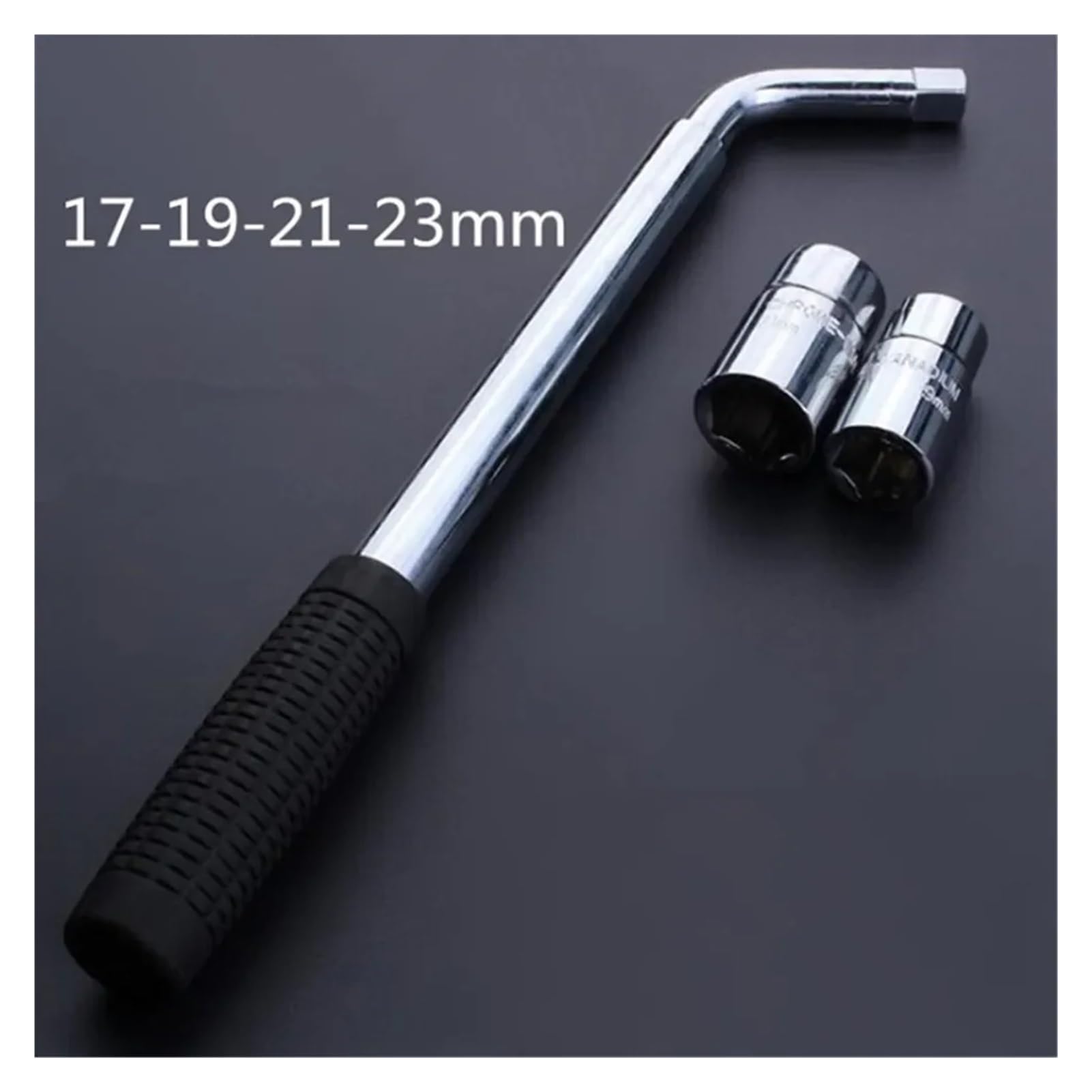 Teleskop-Radmutternschlüssel, Radmutternschlüssel mit Steckschlüssel, Autoreparaturwerkzeug, 17/19, 21/23 mm, Werkzeug for Ersetzen von Fahrzeugteilen