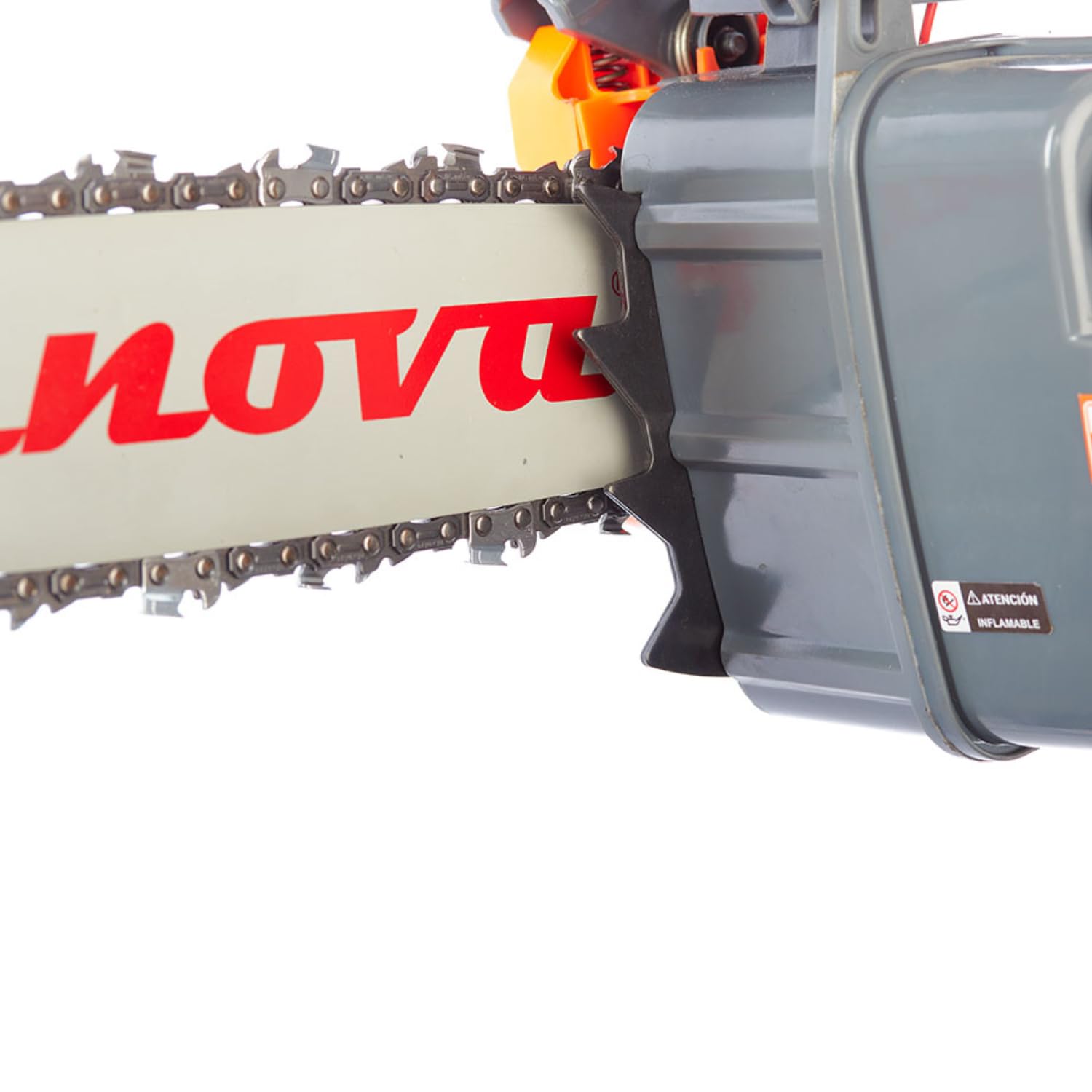 ANOVA - Motosierra a GASOLINA | 1 HP - 0,8 KW | 25,4 CC | 3,2 KG | Espada 12" - 30 CM - 3/8" BP | Arranque Manual | Para Tala, Poda y Corte de Madera en Jardín y Trabajos Forestales | Diseño Robusto