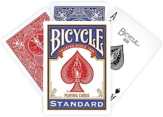 Bicycle Playing Cards - Poker Size, [Colors May Vary: Red, Blue or Black]
