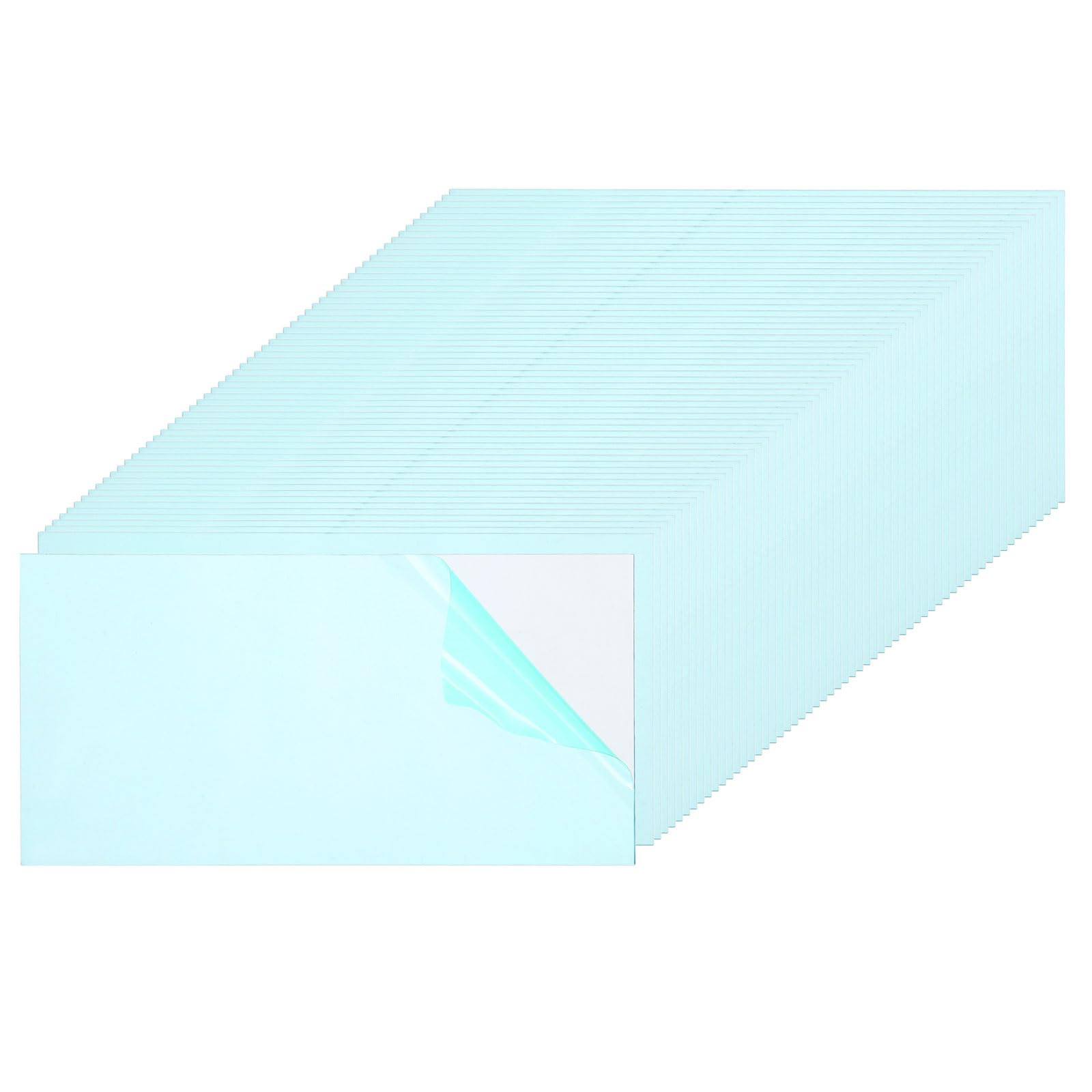 PATIKIL 97 x 50mm Welding Protection Lens, 60 Pcs Clear PC Lens Cover Replacement Welding Helmet Hood Transparent Protective Covers Right Angle
