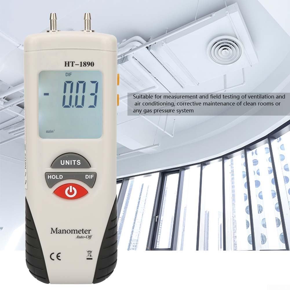 Druckprüfer mit Data Hold Funktion für HVAC Systeme