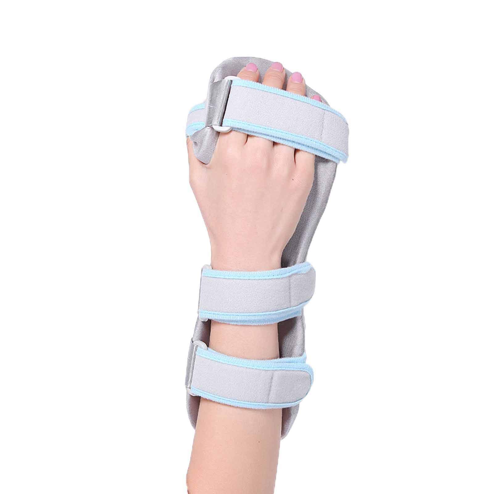 Tutore per Riabilitazione delle Dita, Tic alle Dita, Stecca per la Mano Sinistra, Supporto per Polso della Mano Sinistra, Dispositivo per artrite, tendinite,Grey-Left