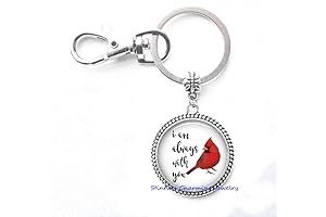 Cardinal Key Ring - Memorial