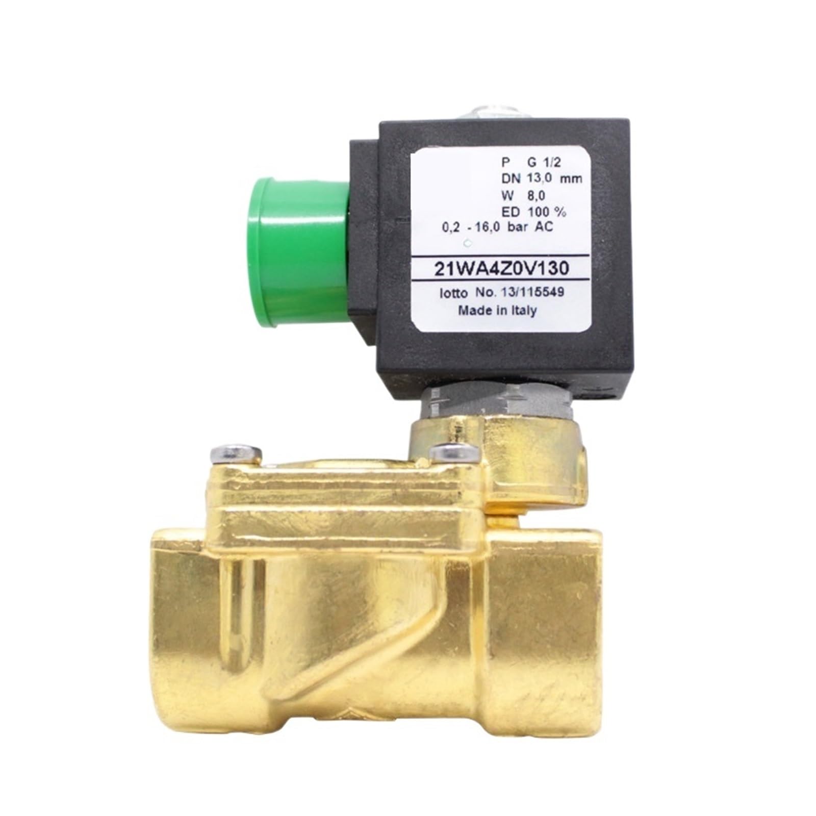 SJJBVPYX Solenoid valve two position two normally open pilot control 21WA3Z0V130 21WA4Z0V130 brass G3/8 G1/2 AC24V(21WA4Z0V130,AC110)