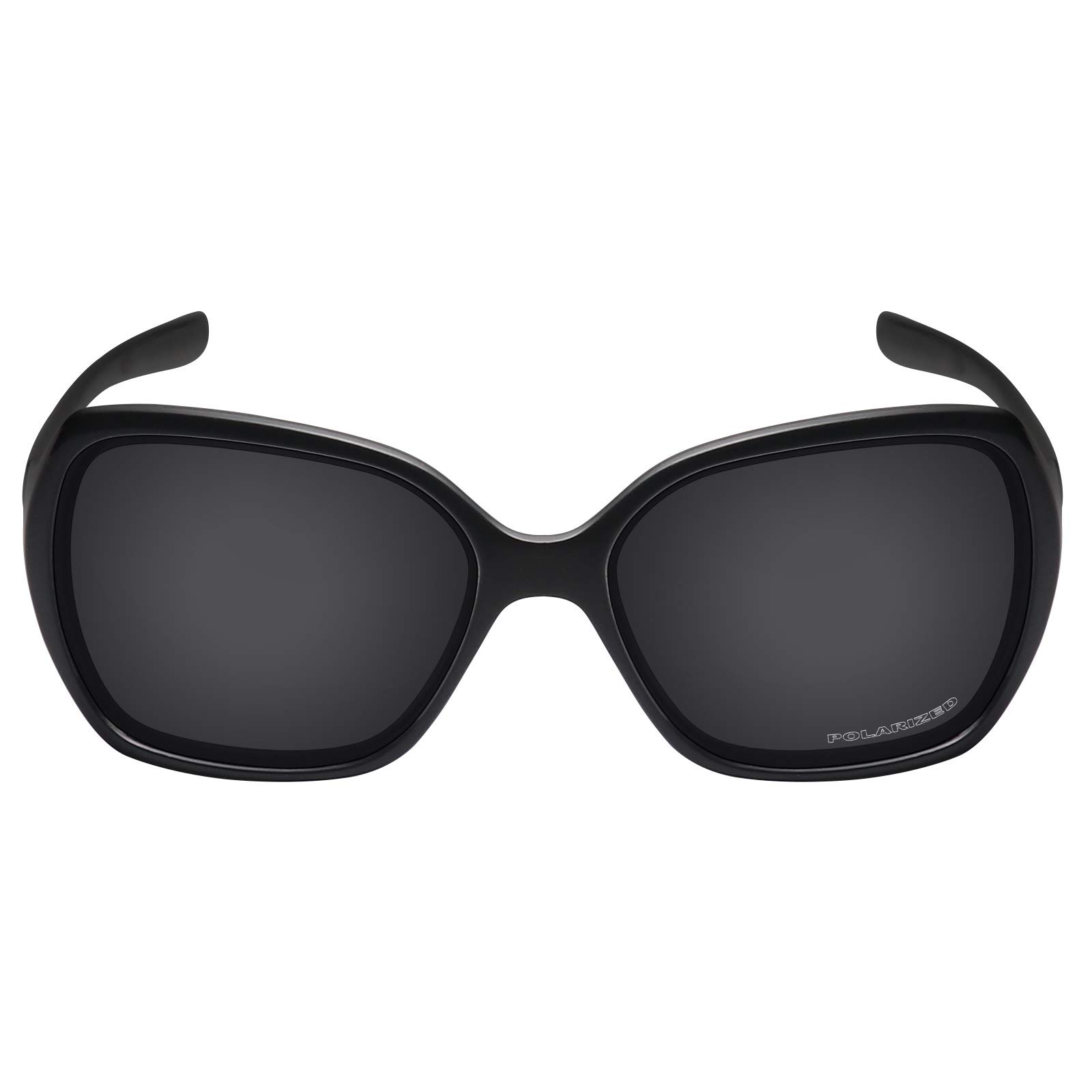 Mryok Verres de rechange pour Oakley Overtime, Noir (Anti-corrosion, polarisé, noir furtif.), Taille unique
