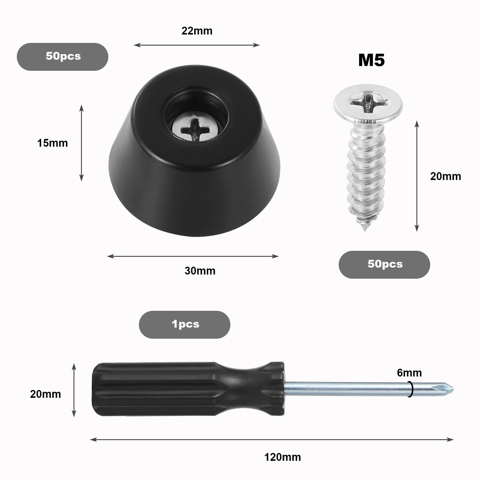 Piedini In Gomma In Offerta 20 Piedini In Gomma Per Taglieri - Foto 6
